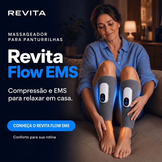 Revita Flow EMS — Massageador para panturrilhas